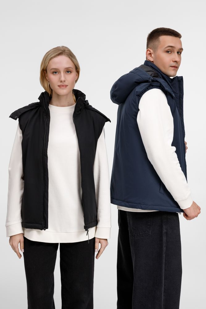 Жилет унисекс Sfera, черный / Миниатюра модельного (1000)