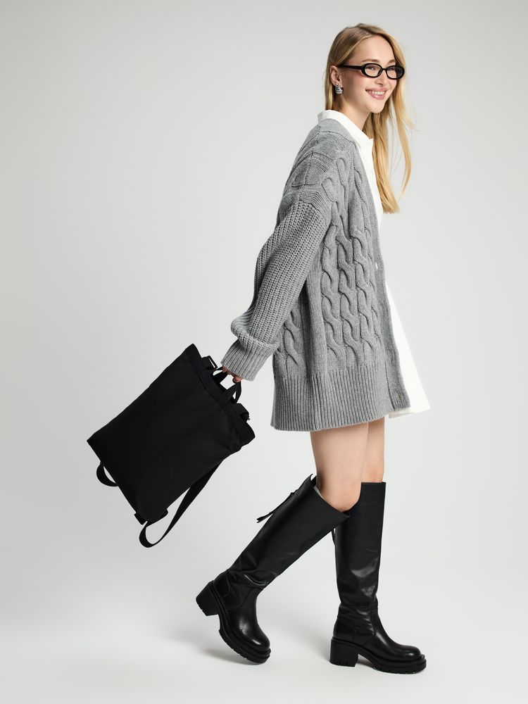 Рюкзак холщовый Discovery Bag, черный / Миниатюра модельного (1000)