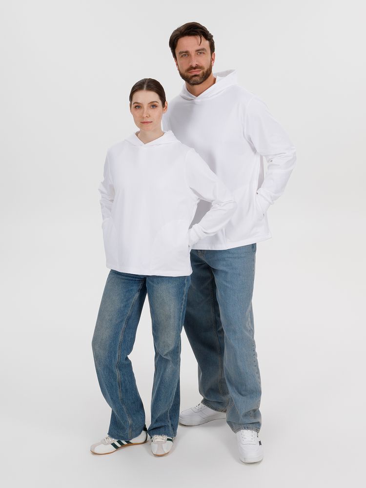 Худи унисекс Morfiss, белое / Миниатюра модельного (1000)