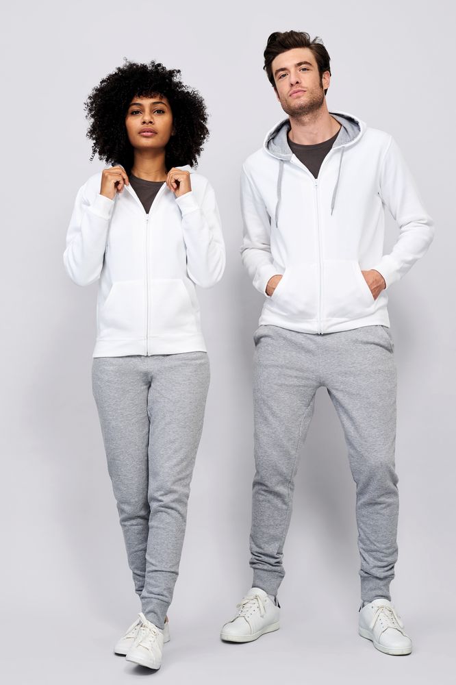 Толстовка мужская Soul Men 290 с контрастным капюшоном, белая / Миниатюра имиджевого (1000)