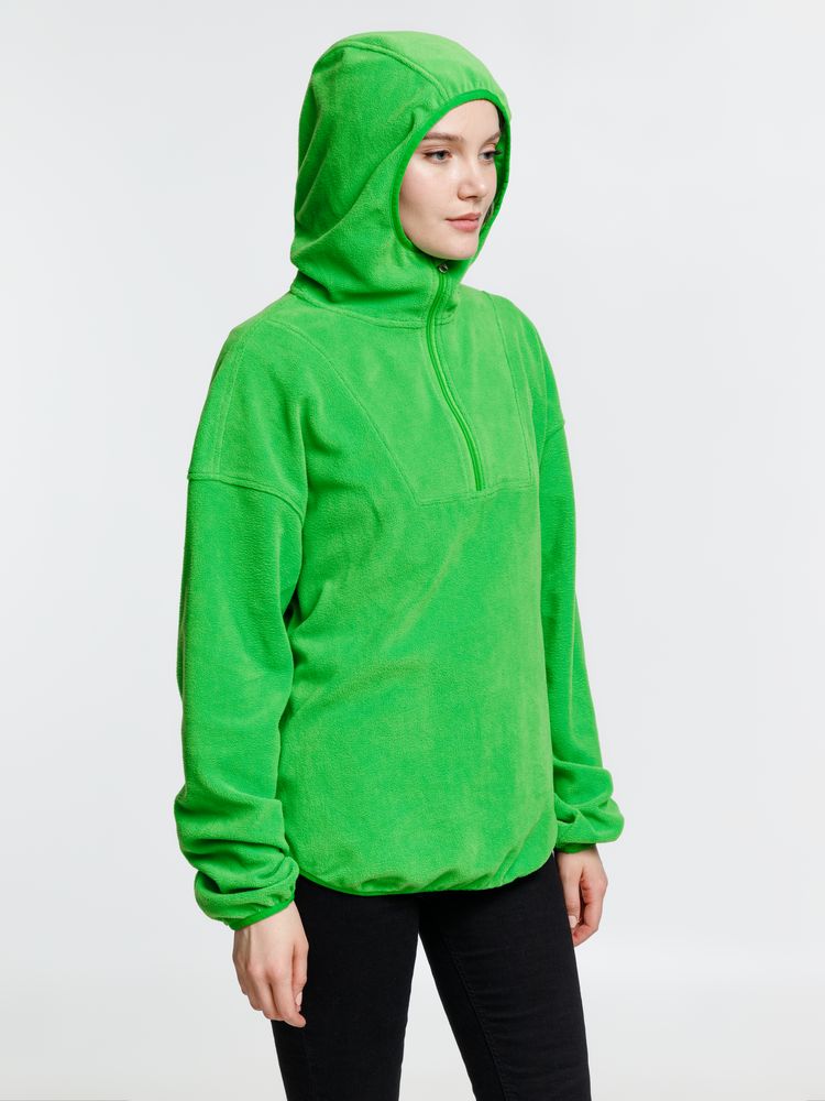 Анорак флисовый унисекс Fliska, зеленое яблоко / Миниатюра модельного (1000)