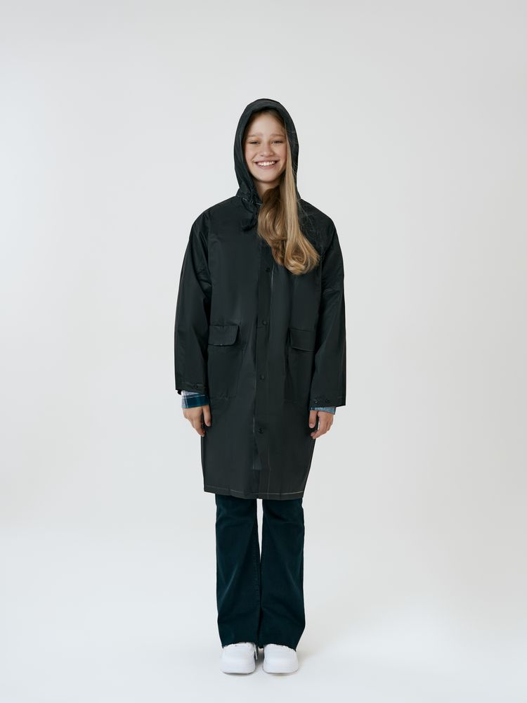 Дождевик детский RainDrop Kids, черный / Миниатюра модельного (1000)