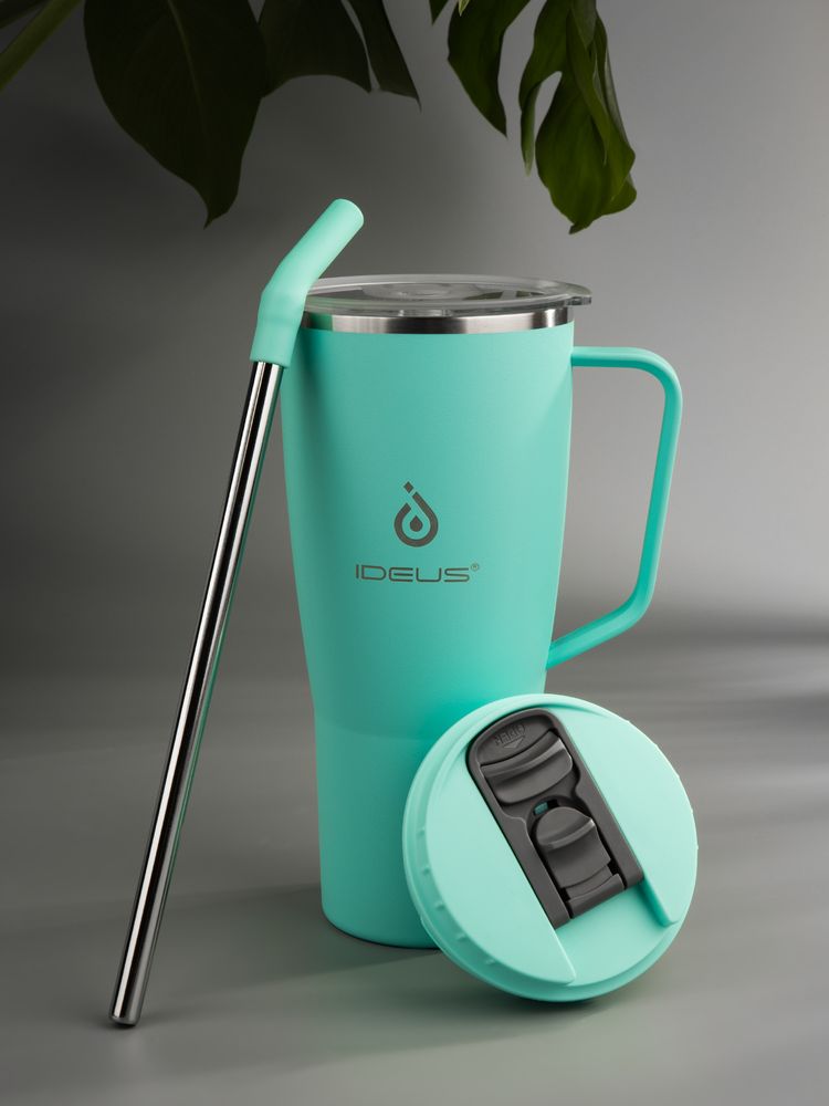 Термостакан Kasumigaoka, бирюзовый / Миниатюра имиджевого (1000)