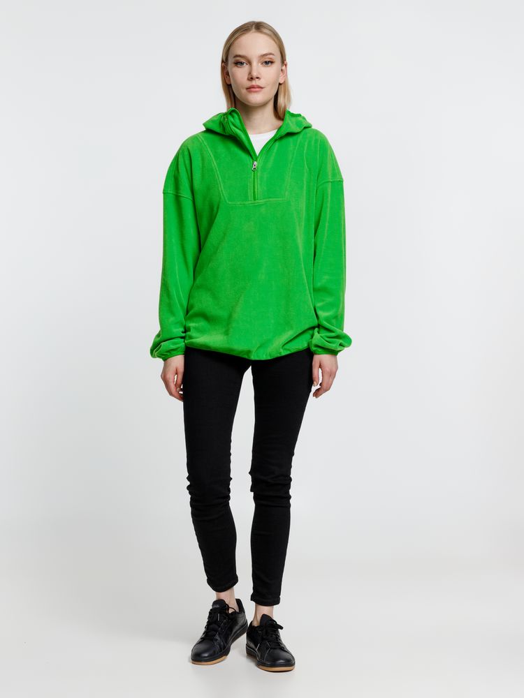 Анорак флисовый унисекс Fliska, зеленое яблоко / Миниатюра модельного (1000)