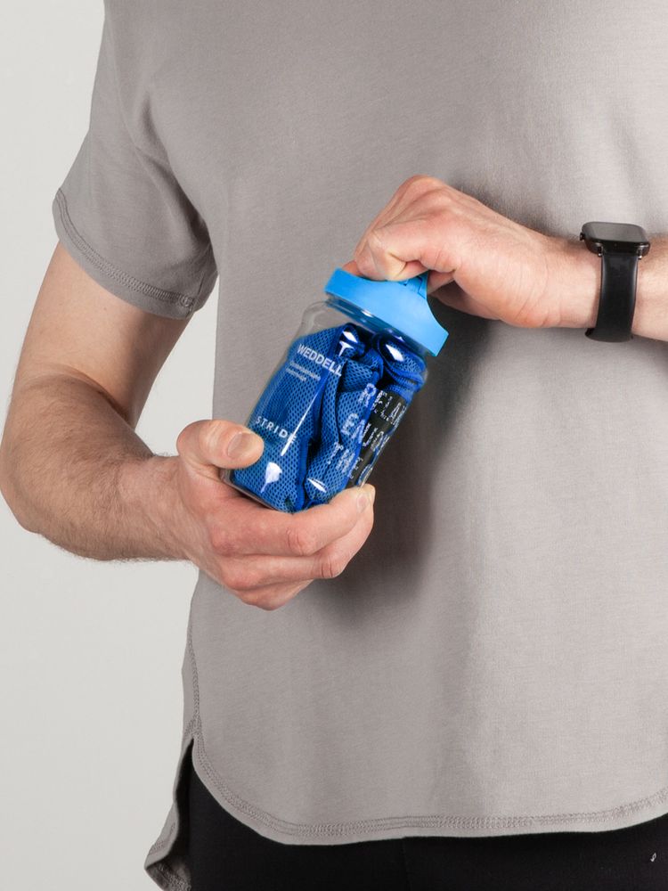 Охлаждающее полотенце Weddell, синее / Миниатюра имиджевого (1000)