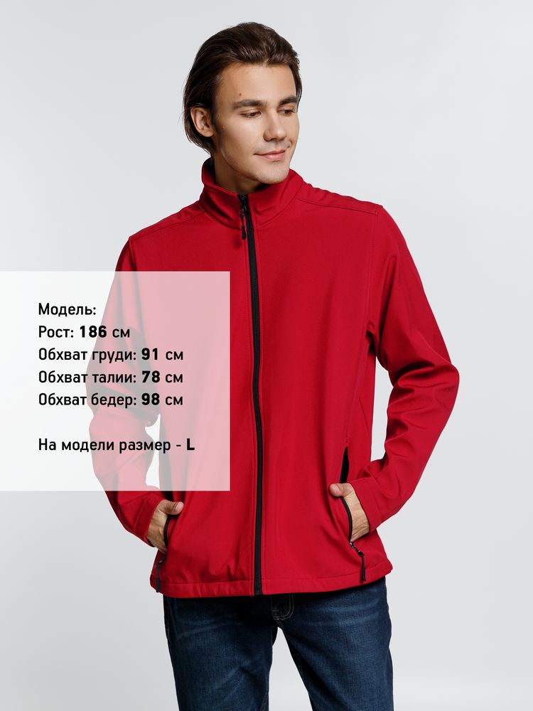 Куртка софтшелл мужская Race Men красная / Миниатюра модельного (1000)