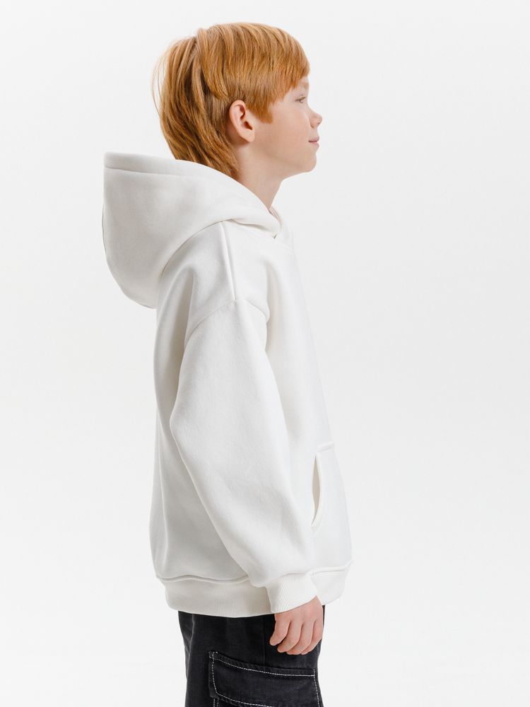 Худи детское оверсайз Junipero, молочное (белое) / Миниатюра модельного (1000)