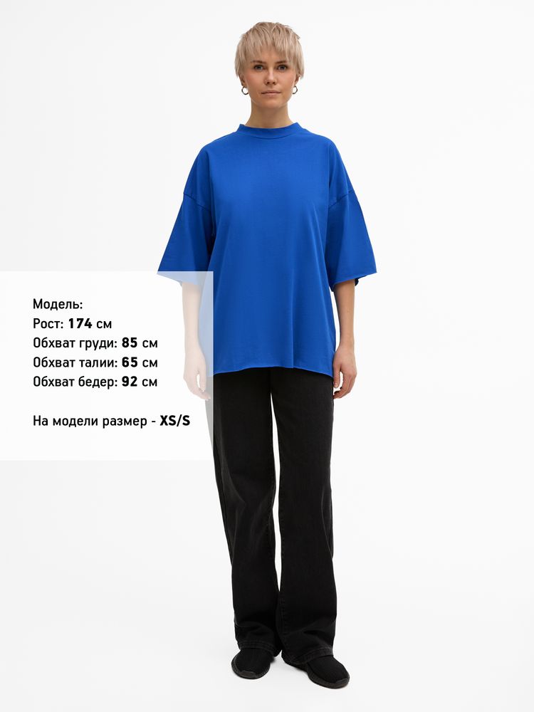 Футболка унисекс T1, синяя / Миниатюра модельного (1000)