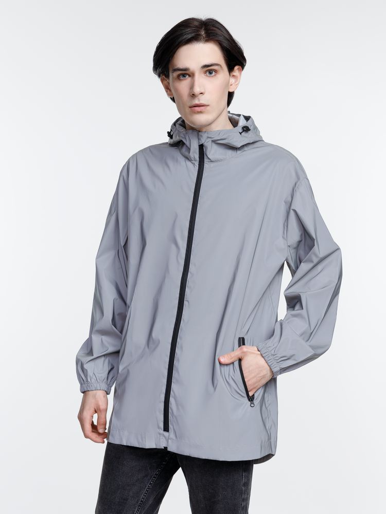 Парка Manifest из светоотражающей ткани, серая / Миниатюра модельного (1000)