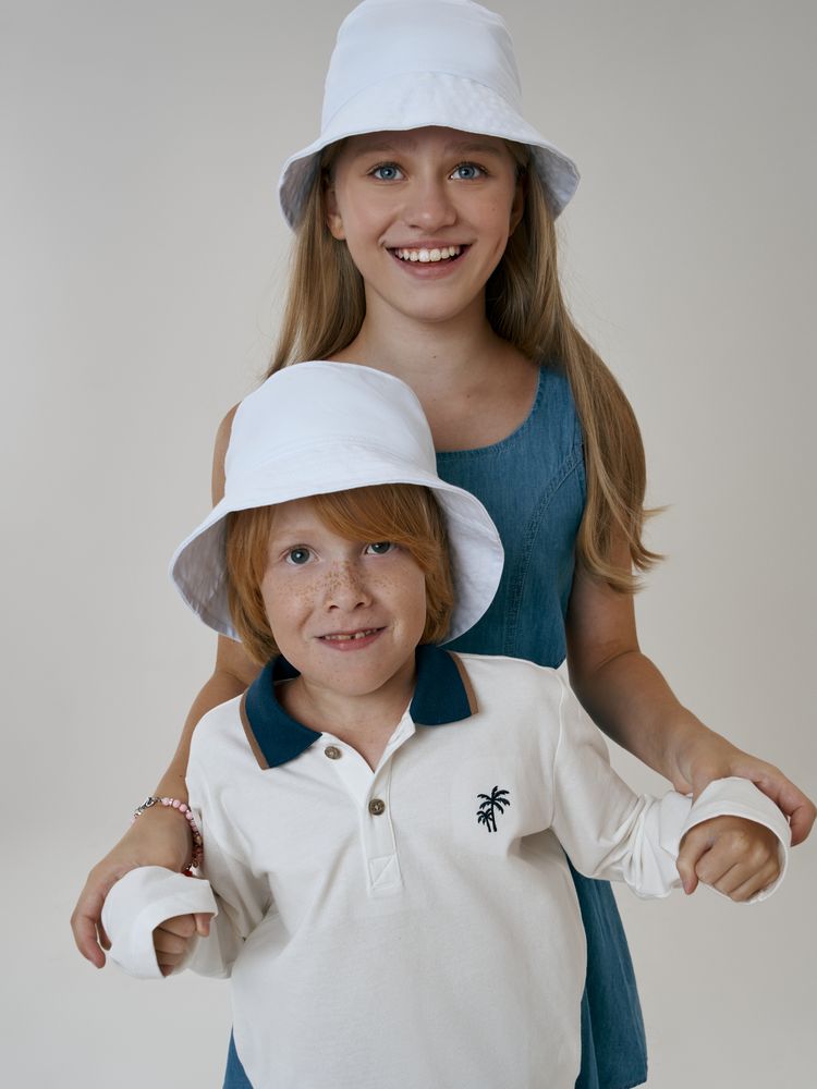 Панама детская Challenge Kids, белая / Миниатюра модельного (1000)