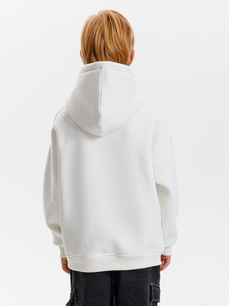 Худи детское оверсайз Junipero, молочное (белое) / Миниатюра модельного (1000)