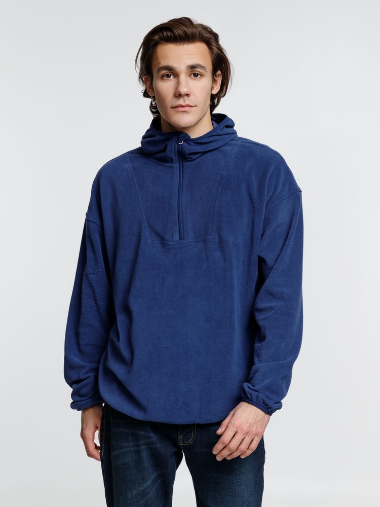 Анорак флисовый унисекс Fliska, темно-синий / Миниатюра модельного (1000)