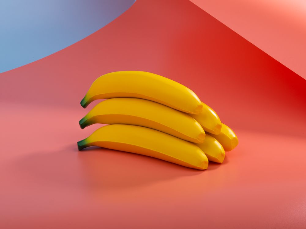 Сквиши-антистресс «Банан» / Миниатюра имиджевого (1000)