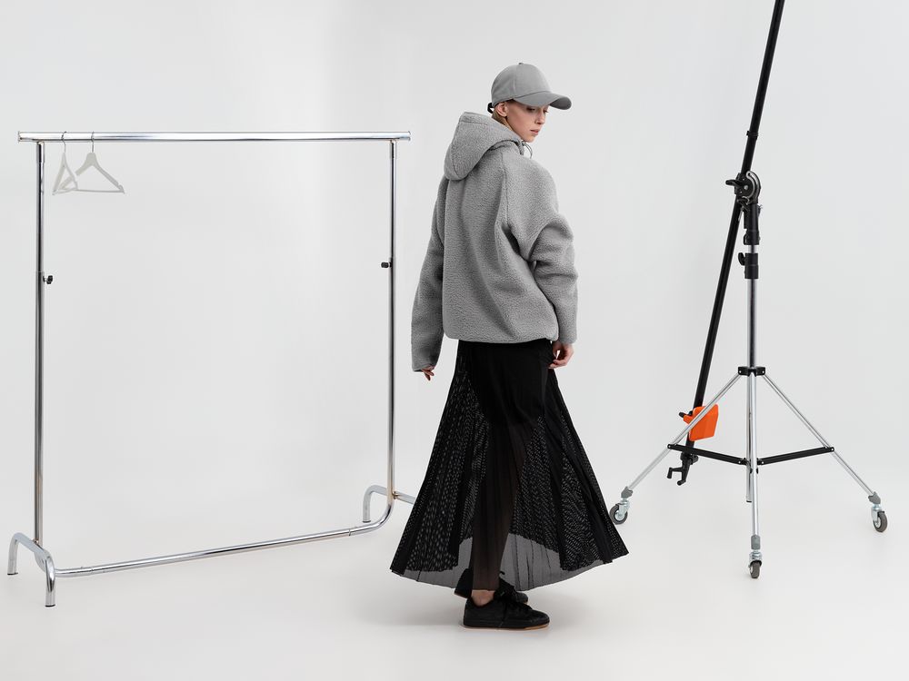 Анорак унисекс Oblako, светло-серый / Миниатюра модельного (1000)