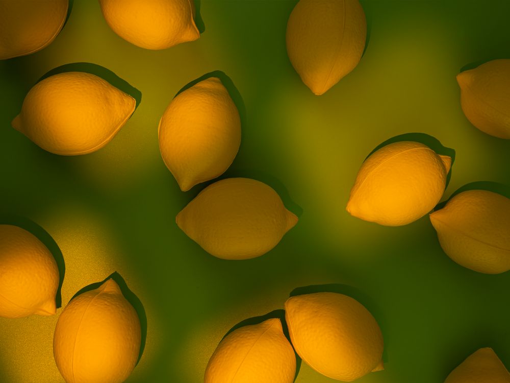 Антистресс «Лимон» / Миниатюра имиджевого (1000)