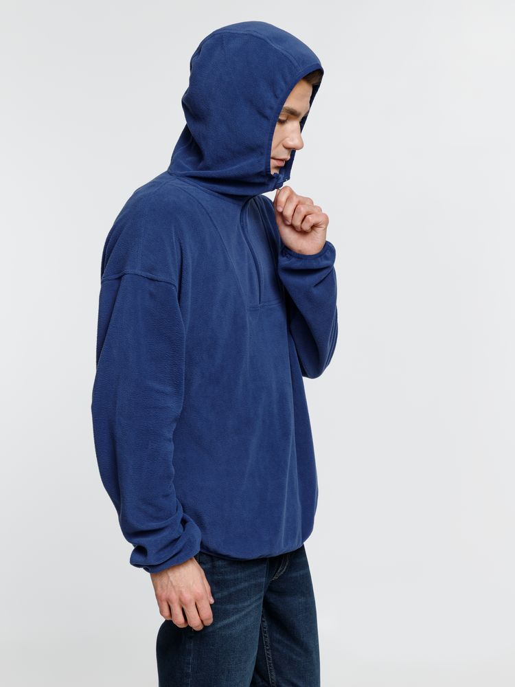 Анорак флисовый унисекс Fliska, темно-синий / Миниатюра модельного (1000)