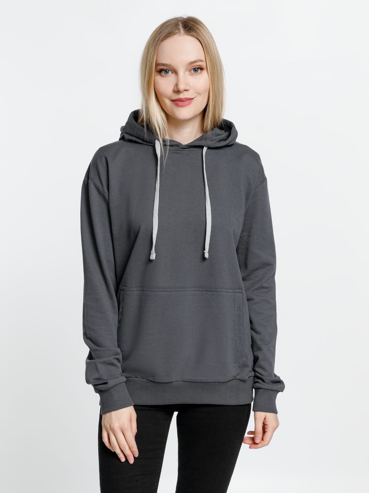 Толстовка с капюшоном Kirenga, темно-серая (графит) / Миниатюра модельного (1000)