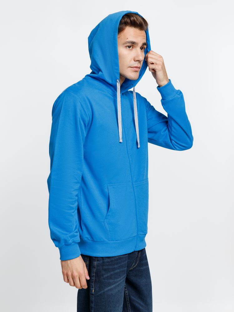 Толстовка на молнии с капюшоном Siverga, бирюзовая / Миниатюра модельного (1000)