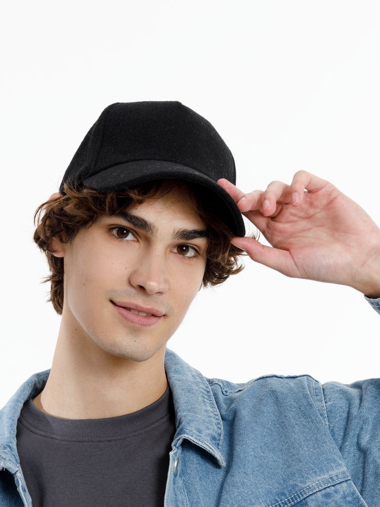 Бейсболка Woolridge, черная / Миниатюра модельного (1000)