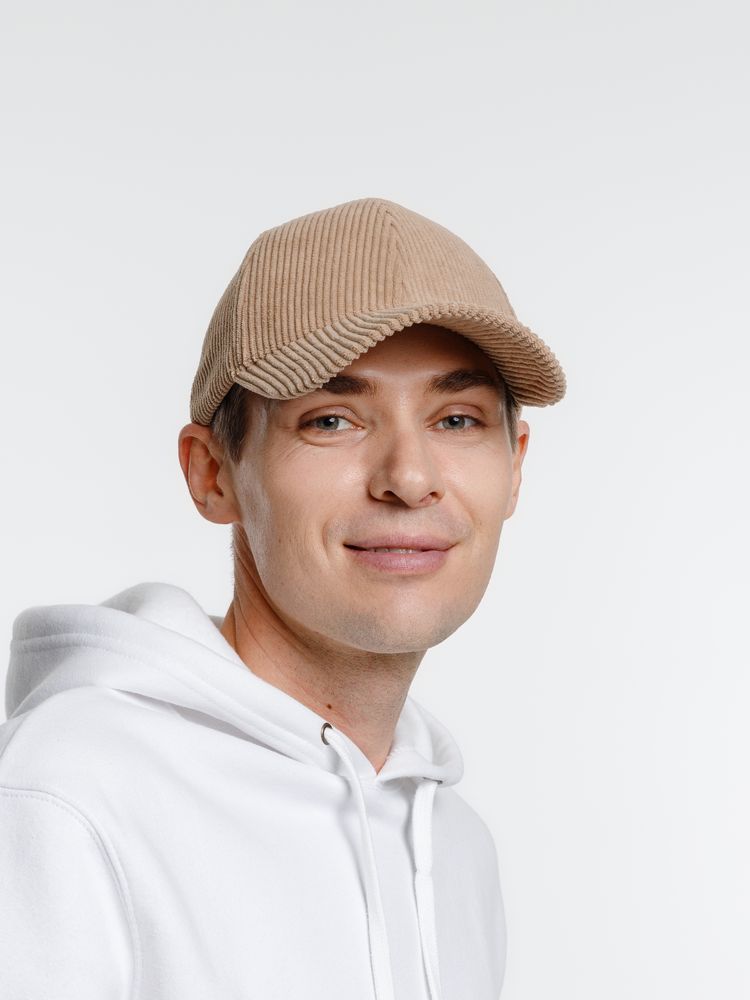 Бейсболка Soft Core, бежевая / Миниатюра модельного (1000)