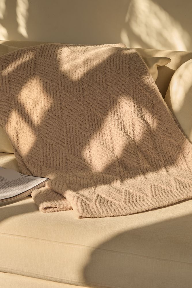 Плед Aspetta, молочный / Миниатюра имиджевого (1000)