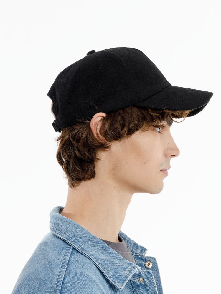 Бейсболка Woolridge, черная / Миниатюра модельного (1000)