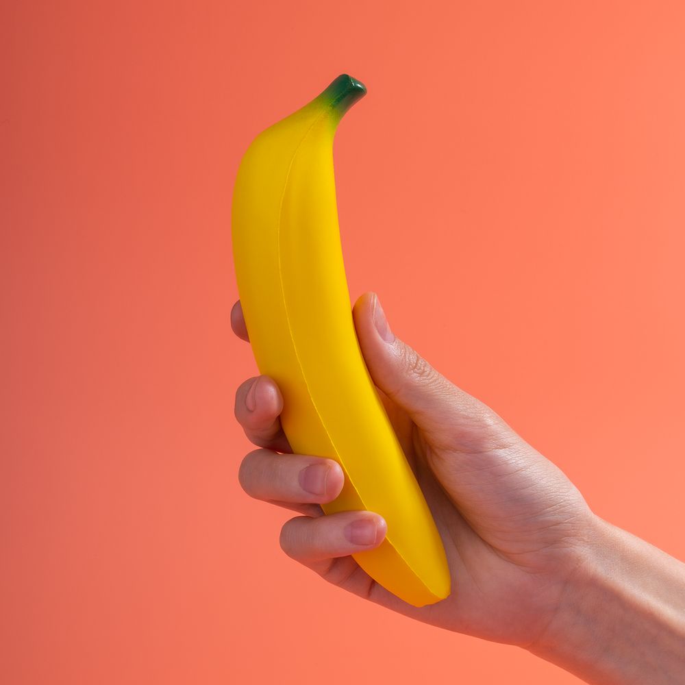 Сквиши-антистресс «Банан» / Миниатюра имиджевого (1000)