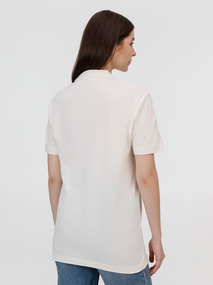 Рубашка поло унисекс Pulse, молочно-белая / Миниатюра модельного (1000)