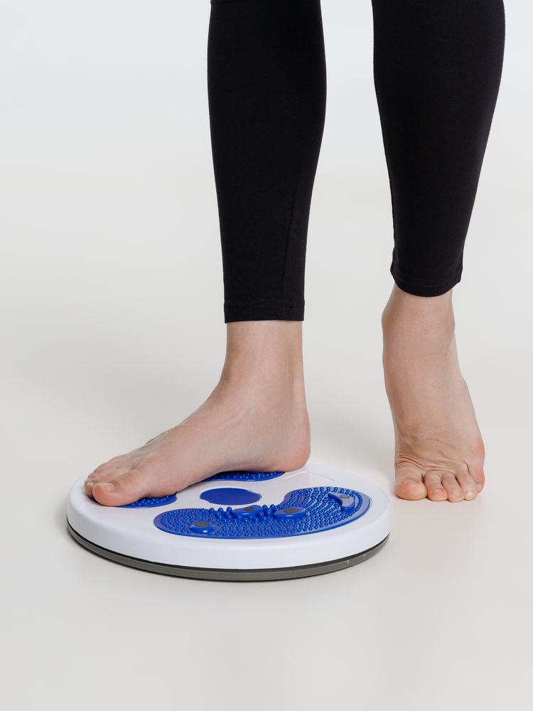 Диск здоровья вращающийся SpinTeam, белый с синим / Миниатюра модельного (1000)