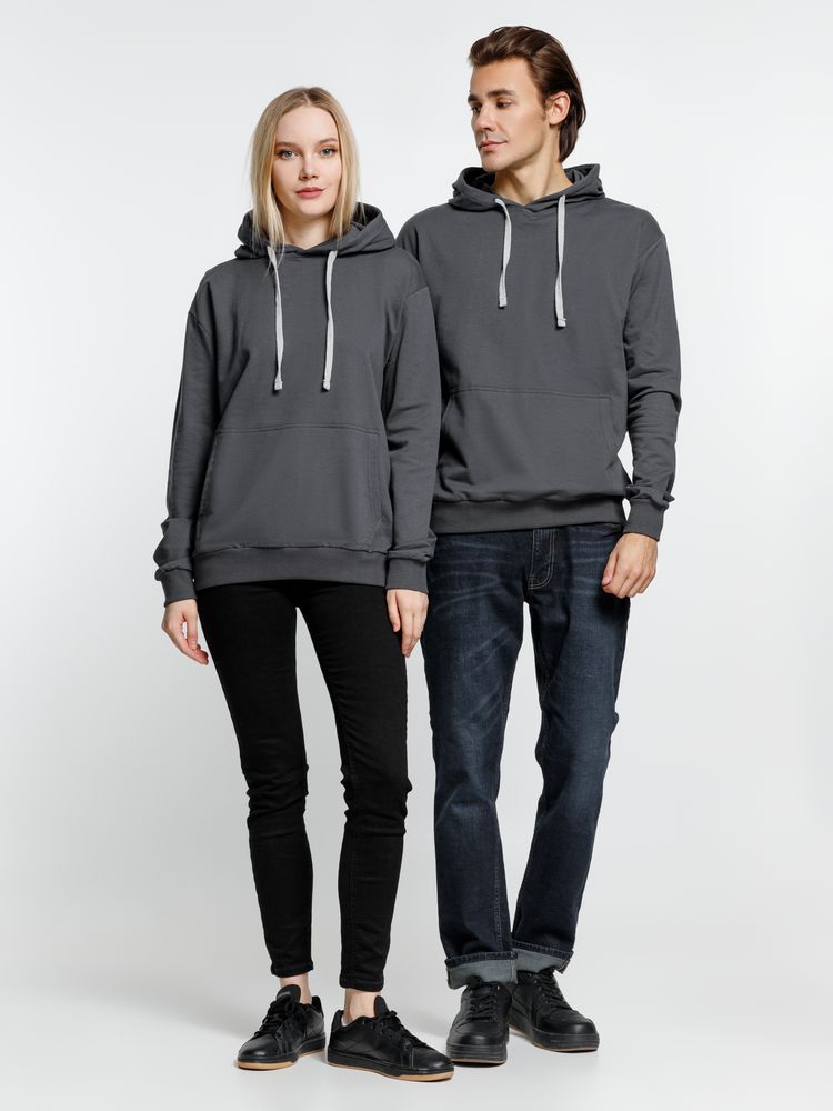Толстовка с капюшоном Kirenga, темно-серая (графит) / Миниатюра модельного (1000)