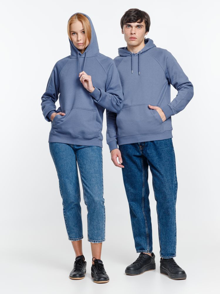 Толстовка унисекс Stellar, синяя / Миниатюра модельного (1000)