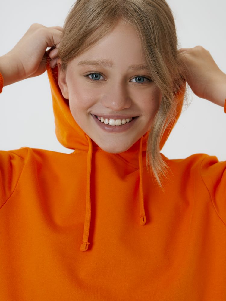 Худи детское Kirenga Kids 2.0, оранжевое / Миниатюра модельного (1000)