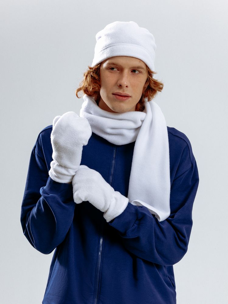 Варежки Fleecy, белые / Миниатюра модельного (1000)