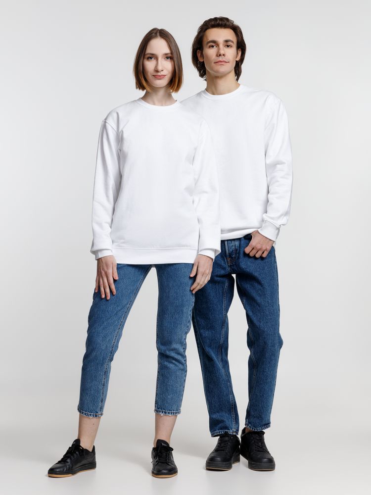 Свитшот унисекс Columbia, белый / Миниатюра модельного (1000)