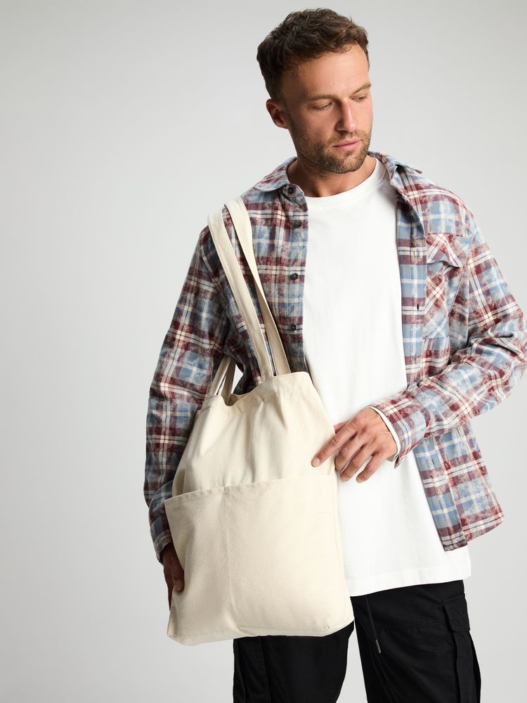 Сумка для покупок Mister Big, неокрашенная / Миниатюра модельного (1000)