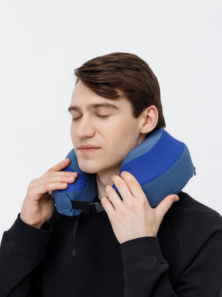 Дорожная подушка Piligrim, синяя / Миниатюра модельного (1000)