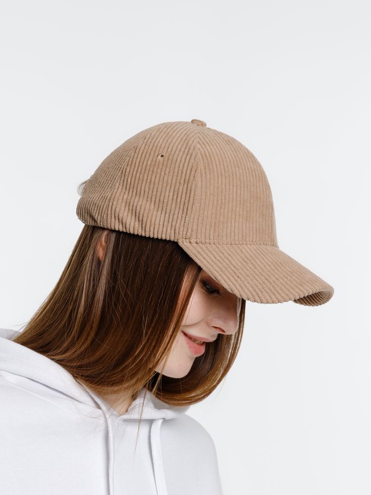 Бейсболка Soft Core, бежевая / Миниатюра модельного (1000)