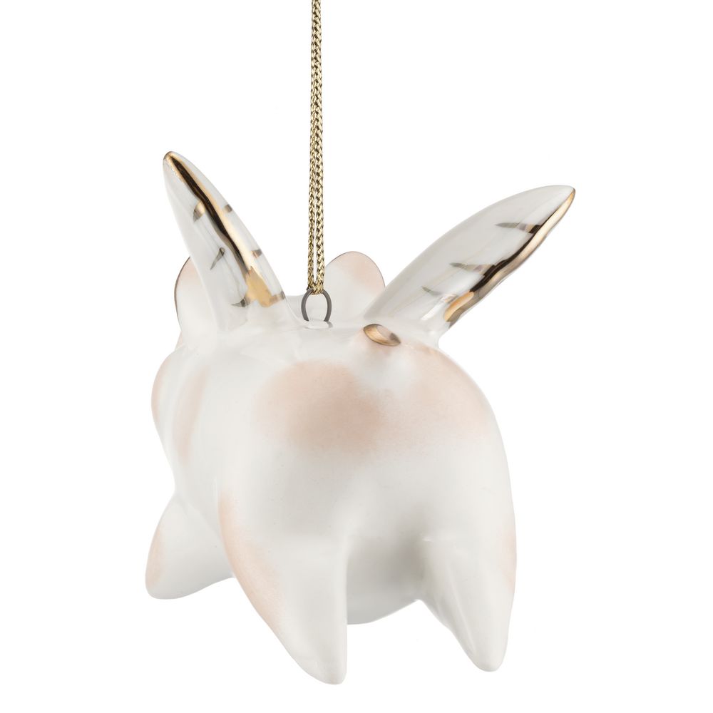 Фарфоровая елочная игрушка Piggy Wingy / Миниатюра WWW (1000)