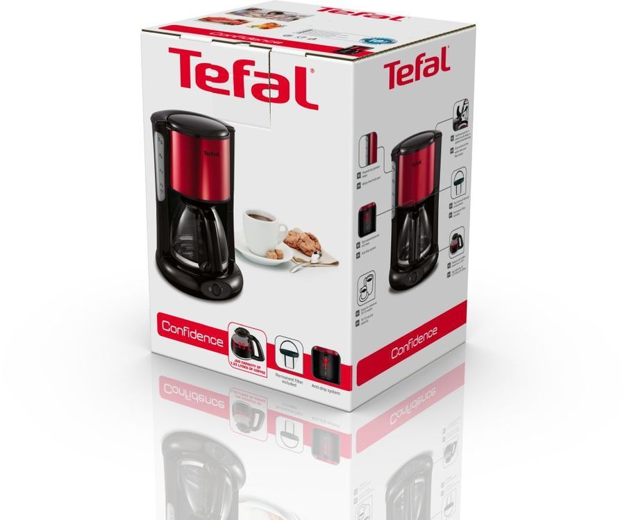 Кофеварка Confidence, красная / Миниатюра WWW (1000)