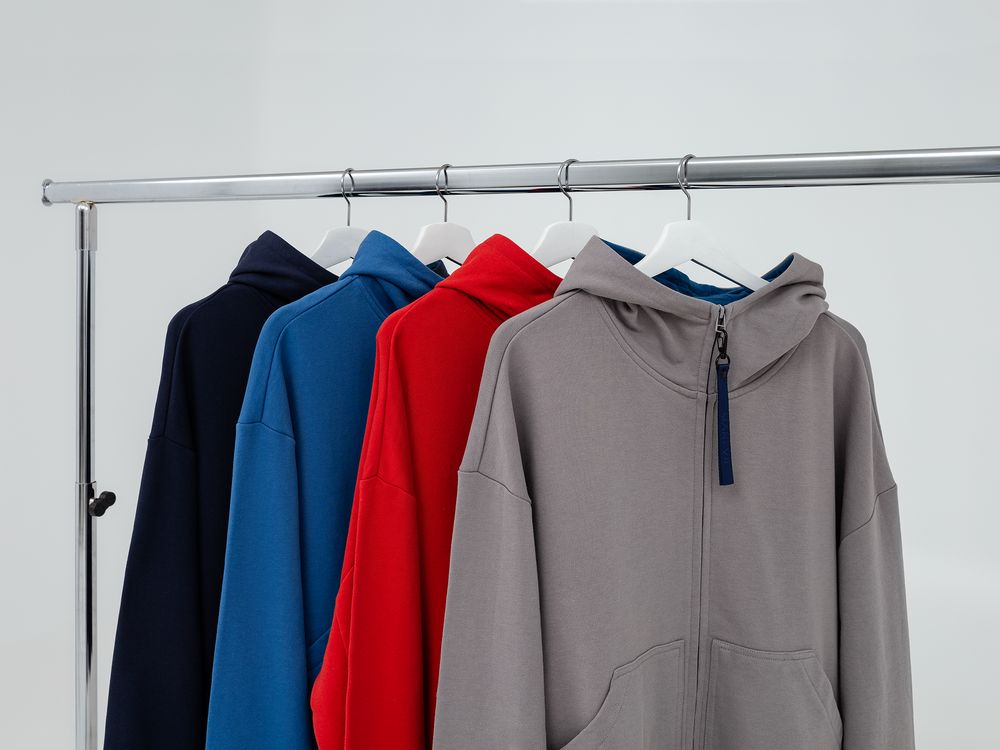 Толстовка унисекс Kosmos 1.0, темно-синяя / Миниатюра WWW (1000)