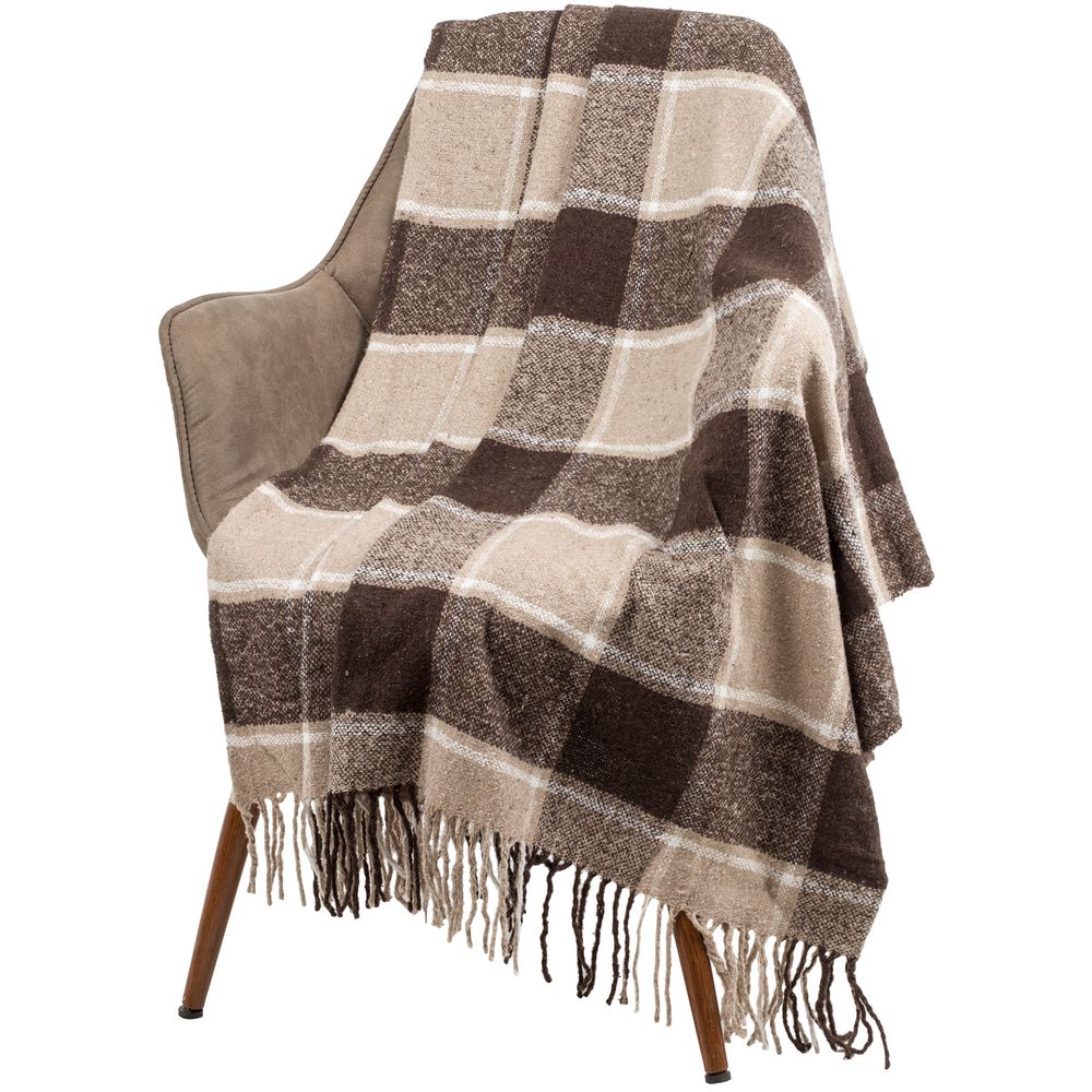 Плед Dublin, темно-коричневый / Миниатюра WWW (1000)