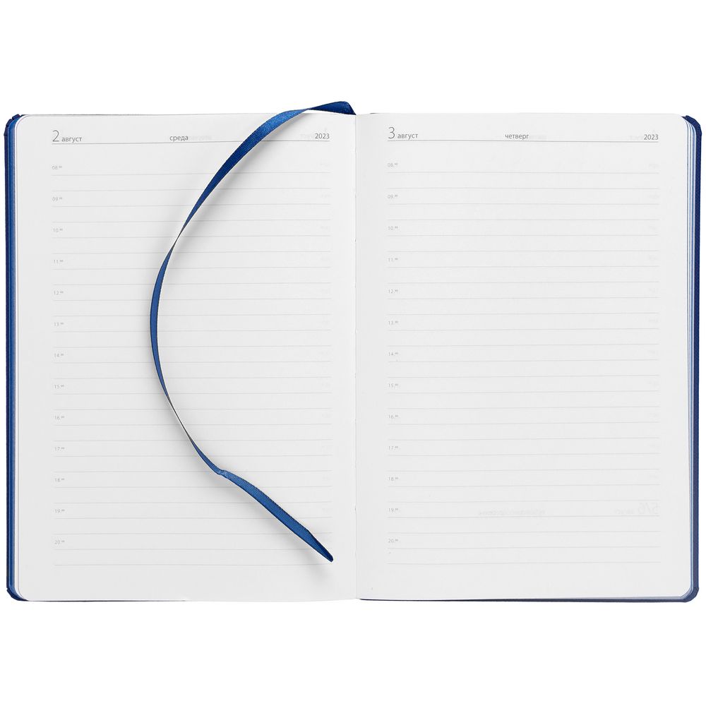 Ежедневник Must Metal, датированный, синий / Миниатюра WWW (1000)
