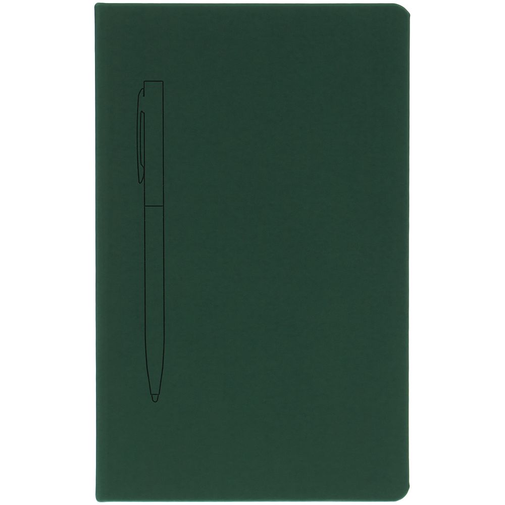 Ежедневник Magnet Shall с ручкой, зеленый / Миниатюра WWW (1000)