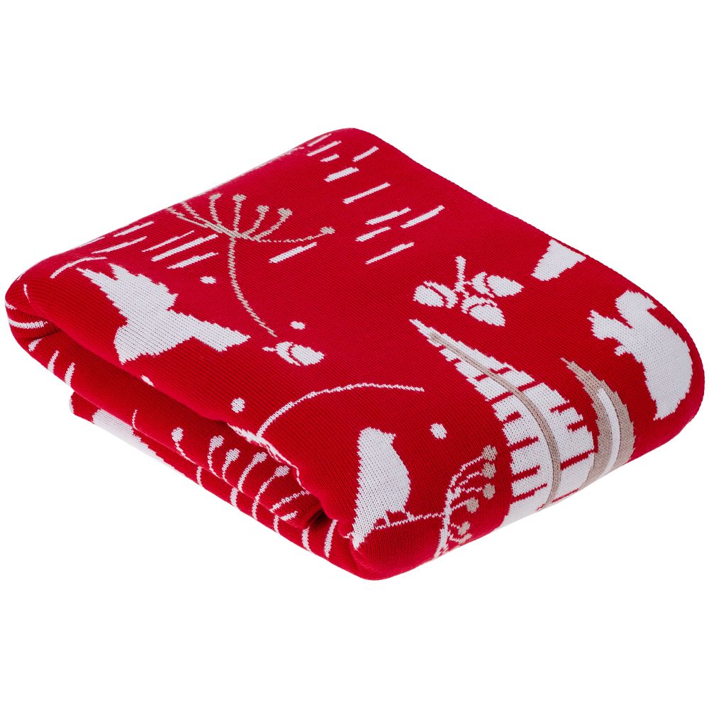 Плед «Русские сказки», красный / Миниатюра WWW (1000)