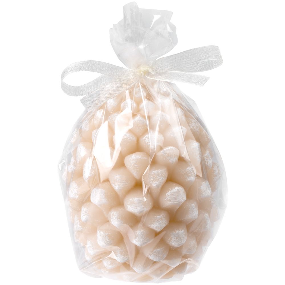 Свеча Homemate Cone, бежевая / Миниатюра WWW (1000)