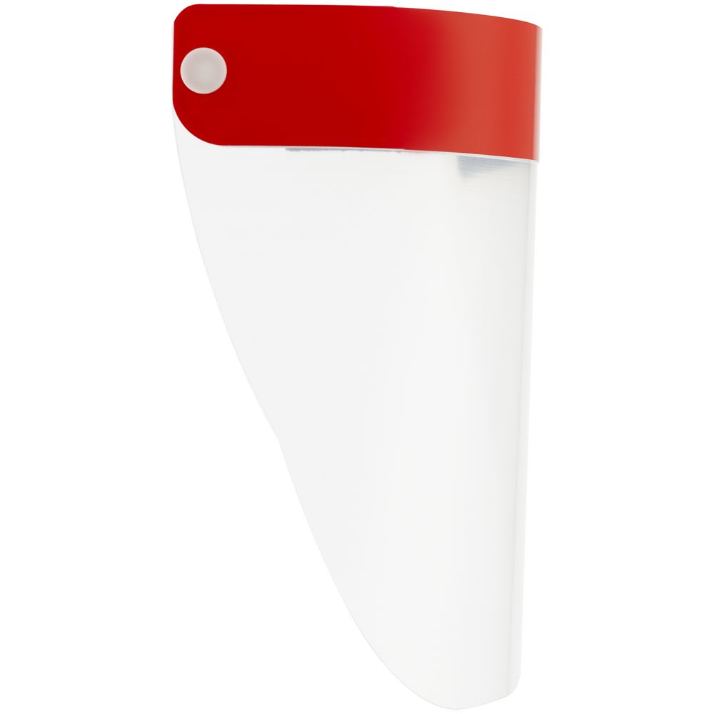 Прозрачный экран для лица Barrier, немедицинский, с красной лентой / Миниатюра WWW (1000)