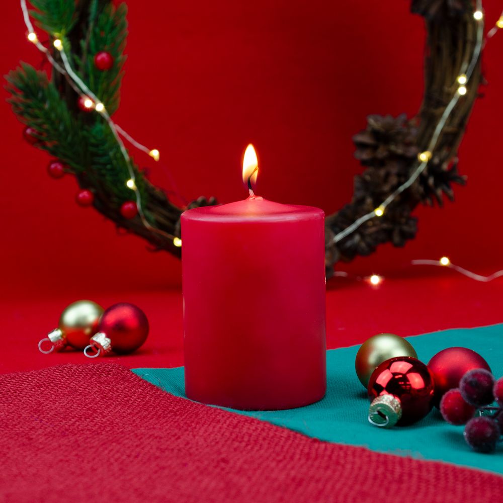 Свеча Lagom Care, красная / Миниатюра WWW (1000)