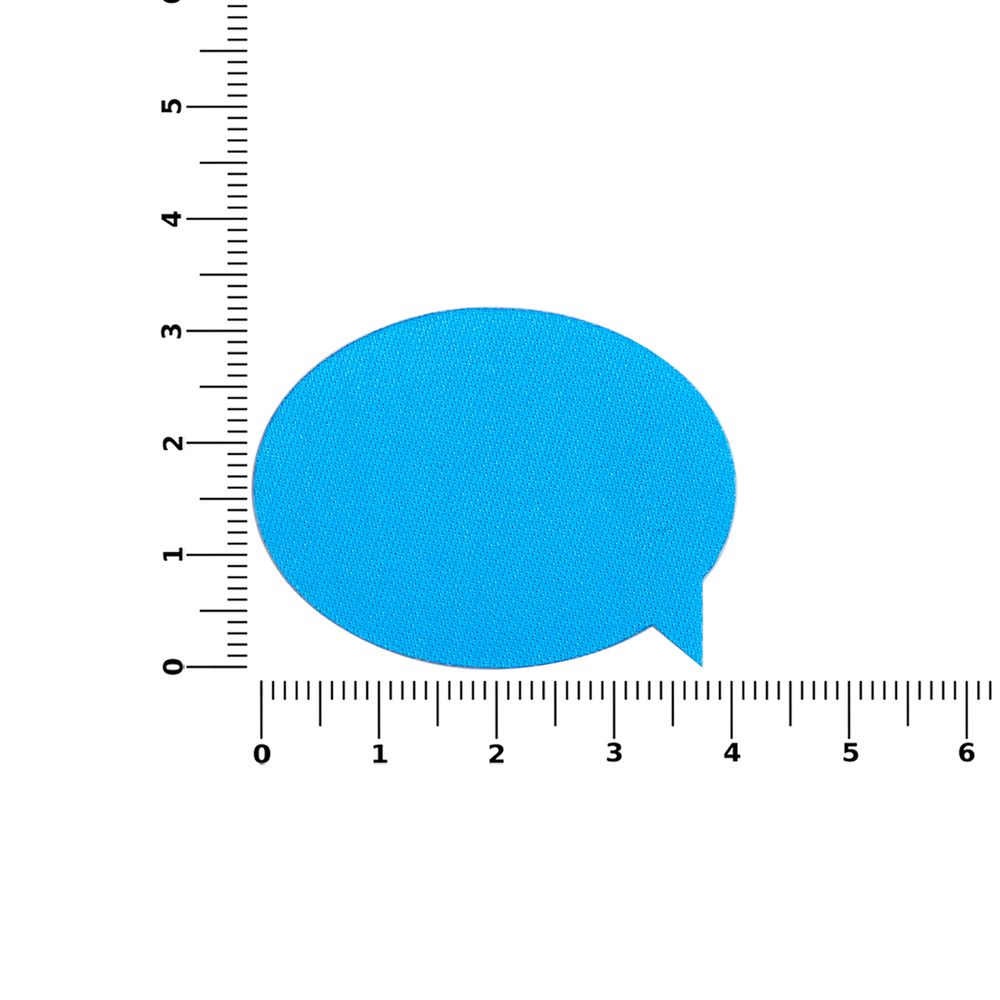 Наклейка тканевая Lunga Bubble, M, голубая / Миниатюра WWW (1000)