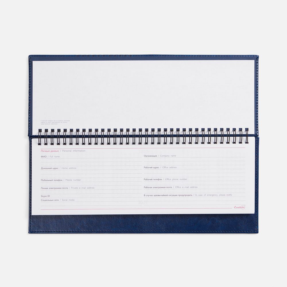 Планинг Faro, датированный, синий / Миниатюра WWW (1000)