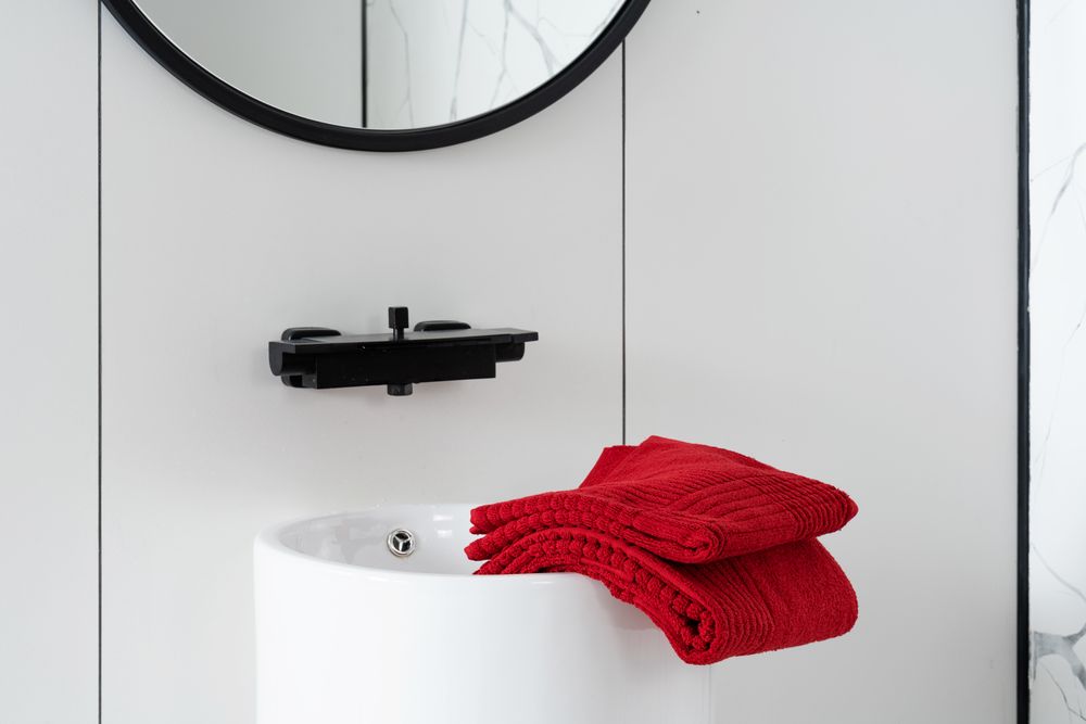 Полотенце Farbe, большое, белое / Миниатюра WWW (1000)